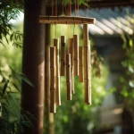 Handcrafted wind chime at Crystal Dreams Maui